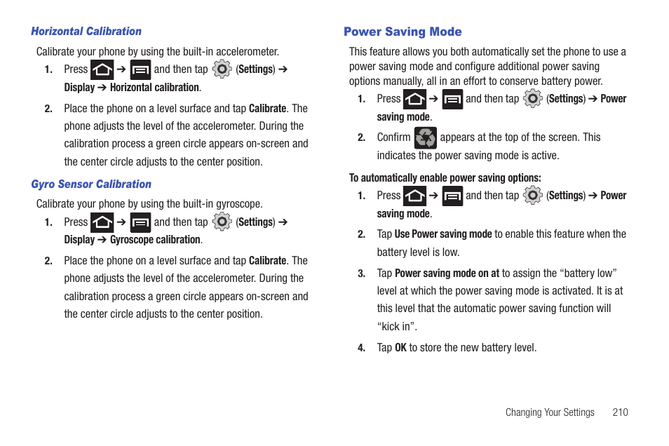 Power saving mode, For more | Samsung SGH-T989AABTMB User Manual | Page 215 / 278