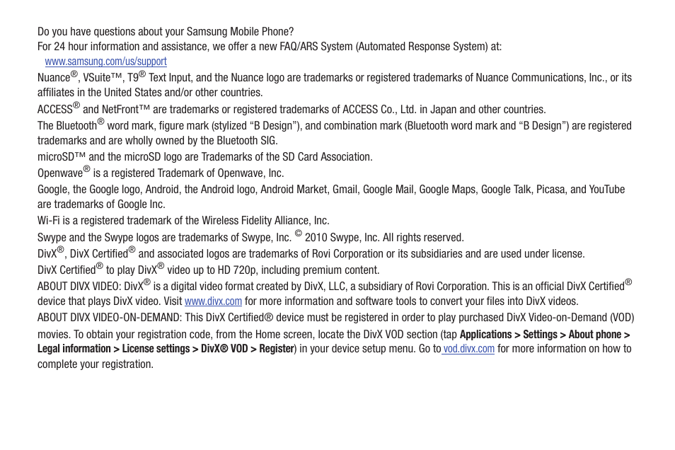 Samsung SGH-T989AABTMB User Manual | Page 3 / 278
