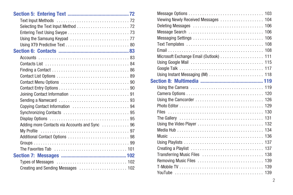 Samsung SGH-T989AABTMB User Manual | Page 7 / 278