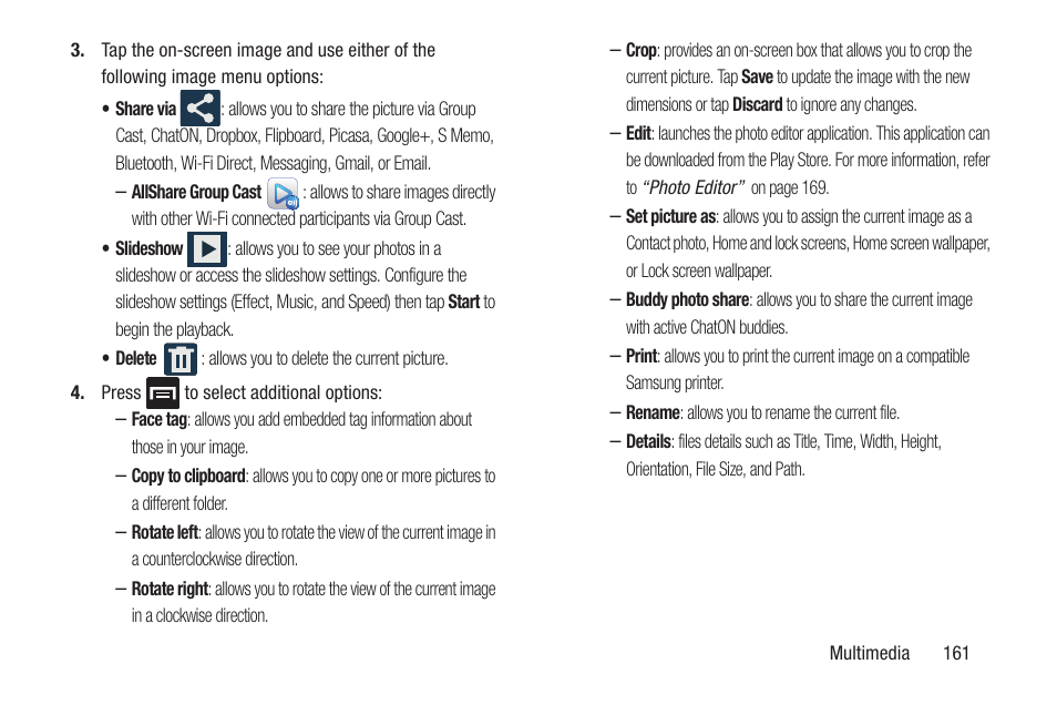 Samsung SGH-T999MBATMB User Manual | Page 167 / 378
