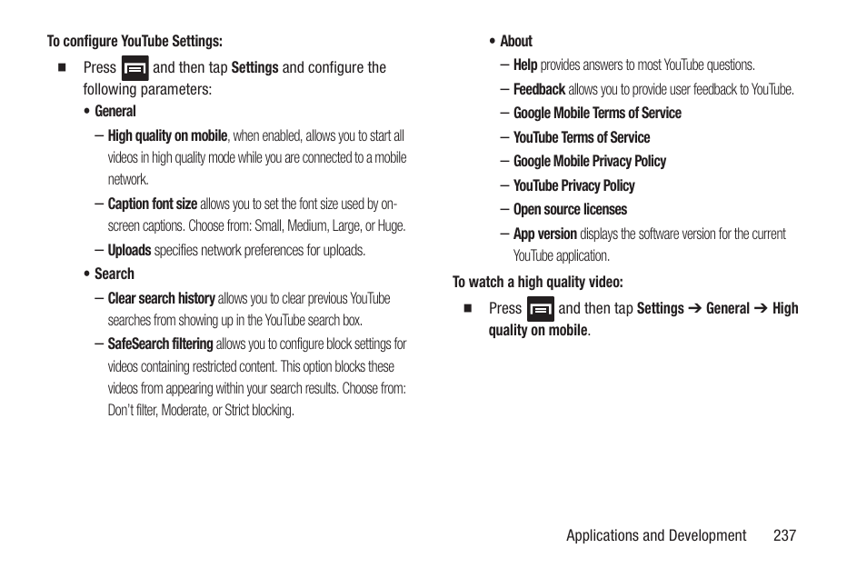 Samsung SGH-T999MBATMB User Manual | Page 243 / 378