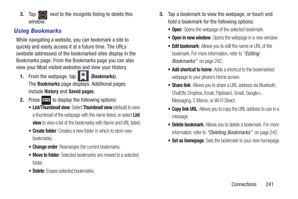 Samsung SGH-T999MBATMB User Manual | Page 247 / 378