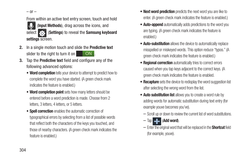 Samsung SGH-T999MBATMB User Manual | Page 310 / 378