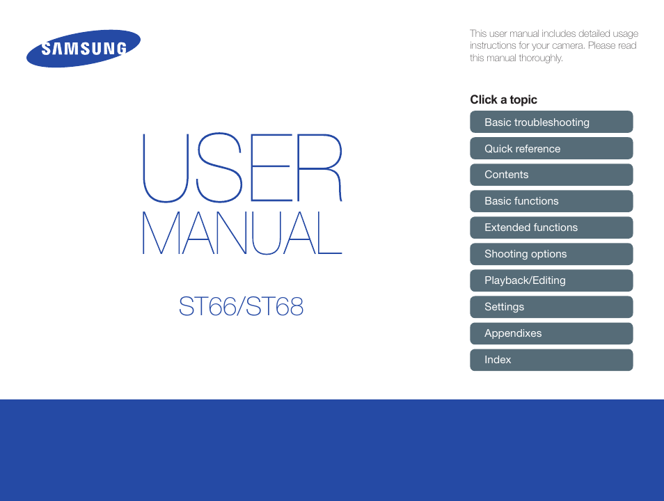 Samsung EC-ST66ZZFPRUS User Manual | 132 pages