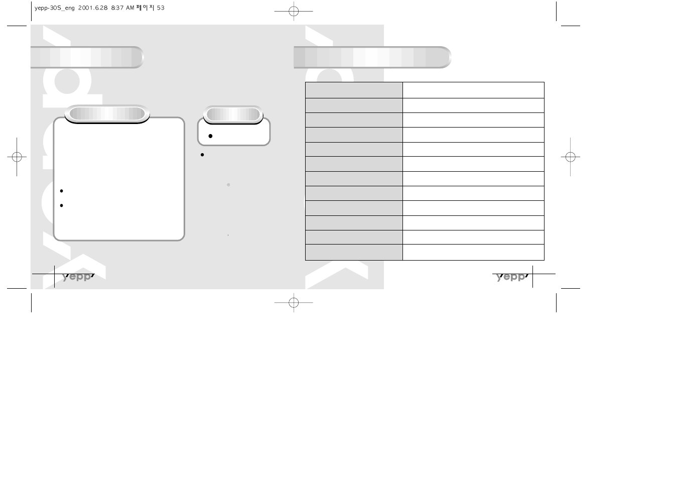 Security, Specifications, What is secumax? internet site | Samsung YP-30SH User Manual | Page 28 / 30