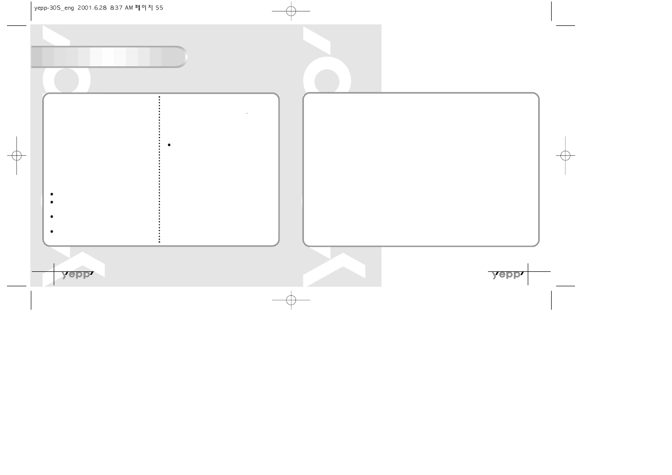 Safety information | Samsung YP-30SH User Manual | Page 29 / 30