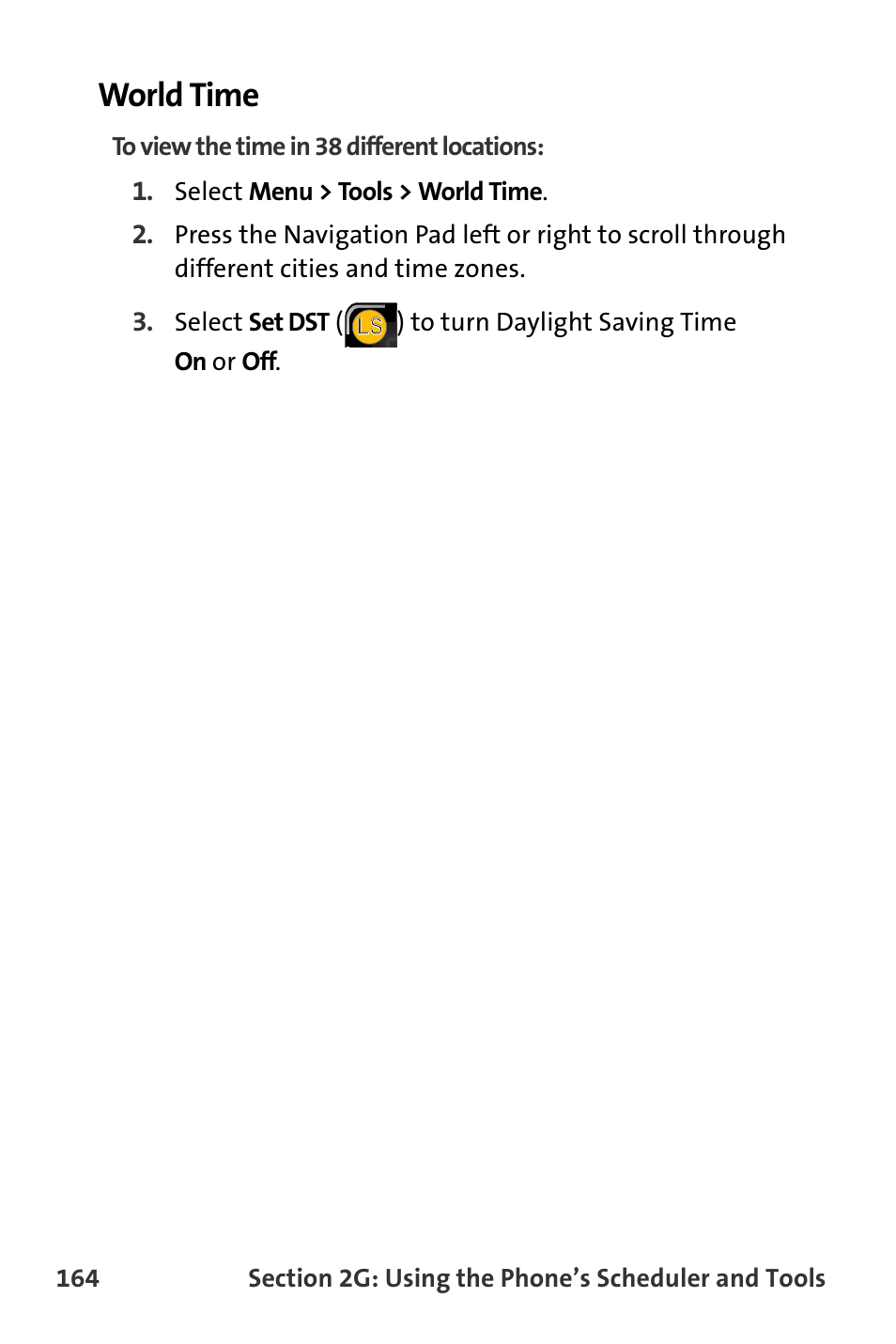 World time | Samsung SPH-M620ZKASPR User Manual | Page 190 / 340