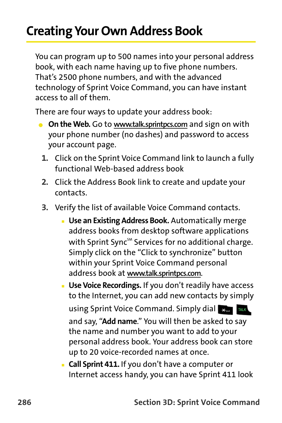 Creating your own address book | Samsung SPH-M620ZKASPR User Manual | Page 312 / 340