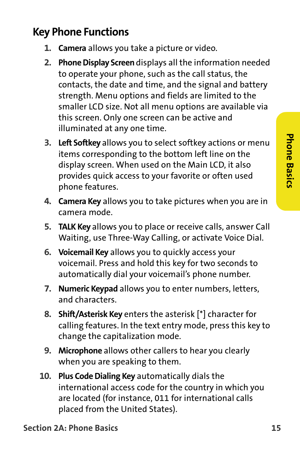 Key phone functions | Samsung SPH-M620ZKASPR User Manual | Page 41 / 340
