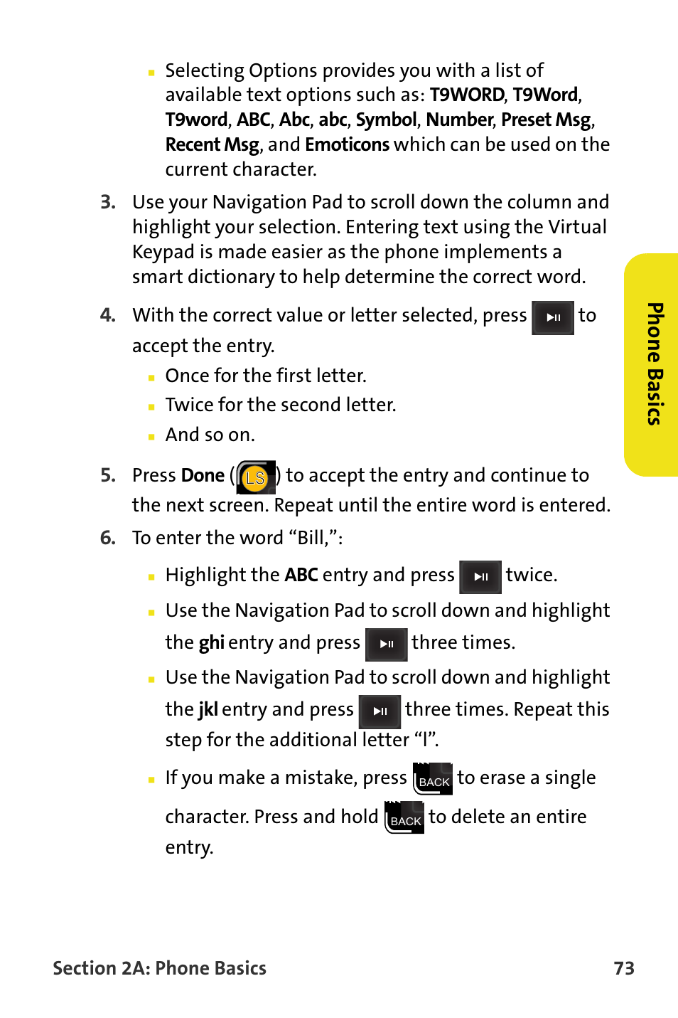 Phone basics | Samsung SPH-M620ZKASPR User Manual | Page 99 / 340