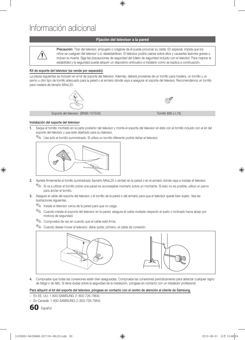 Información adicional | Samsung UN55C8000XFXZA User Manual | Page 126 / 200