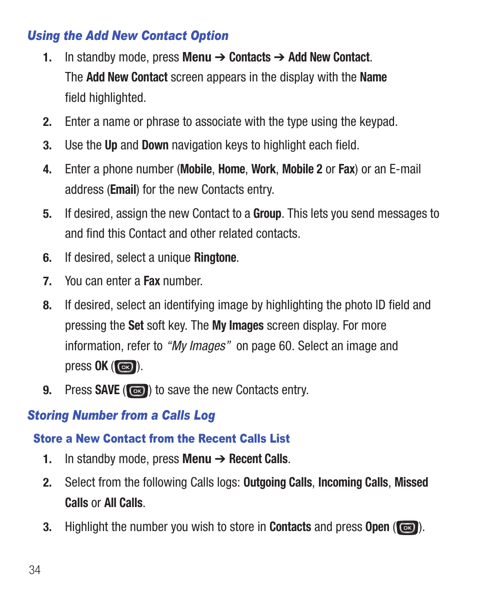 Samsung SCH-R375ZKATFN User Manual | Page 38 / 108