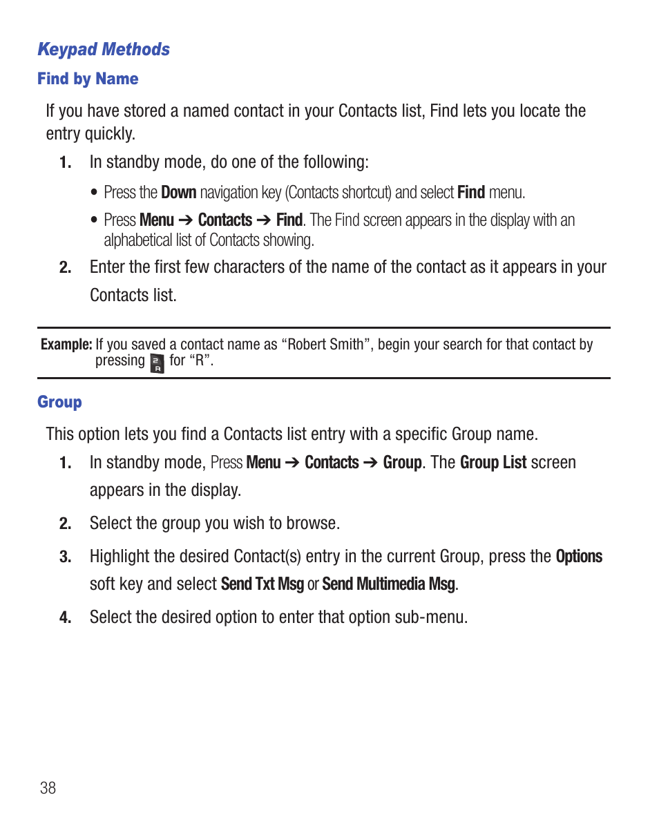 Samsung SCH-R375ZKATFN User Manual | Page 42 / 108
