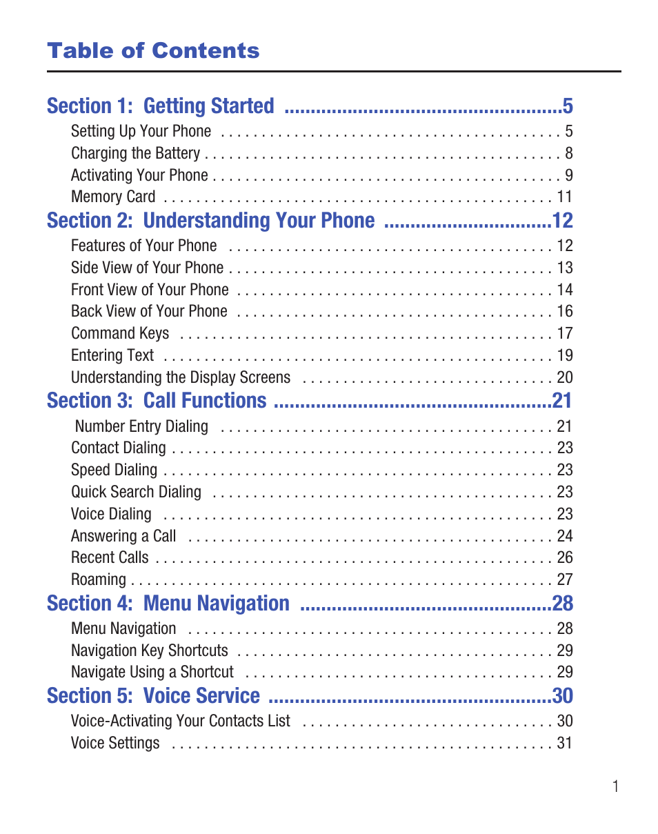 Samsung SCH-R375ZKATFN User Manual | Page 5 / 108