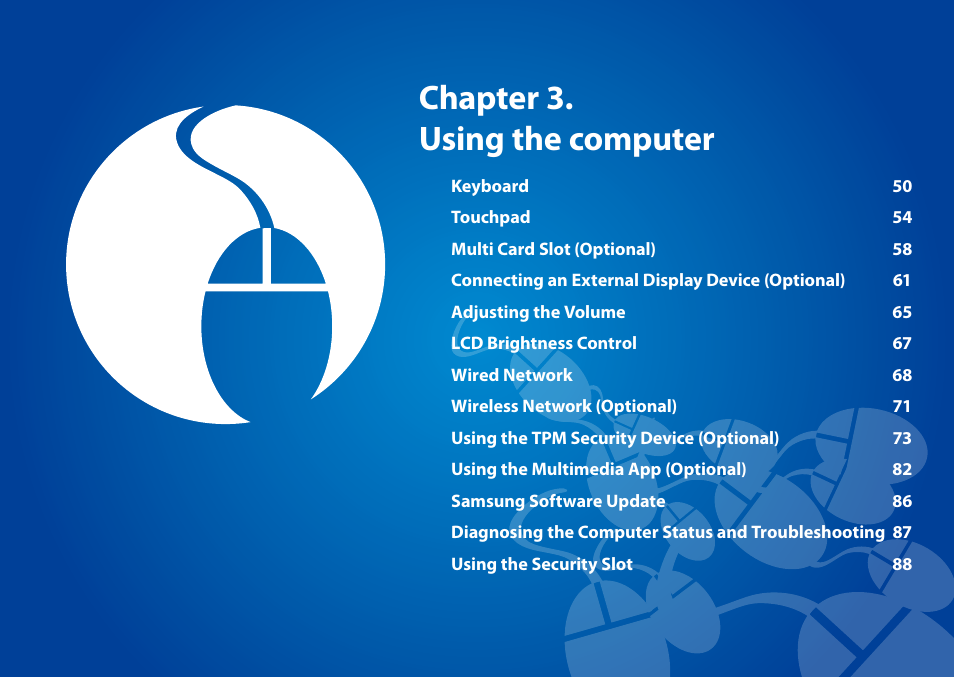 Chapter 3. using the computer | Samsung NP680Z5E-X01US User Manual | Page 50 / 149