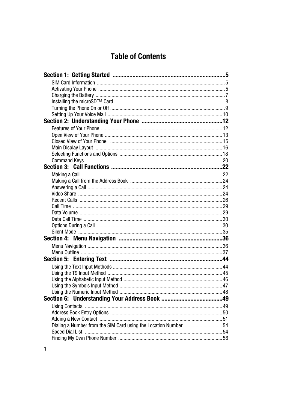 Samsung SGH-A747BBAATT User Manual | Page 4 / 194