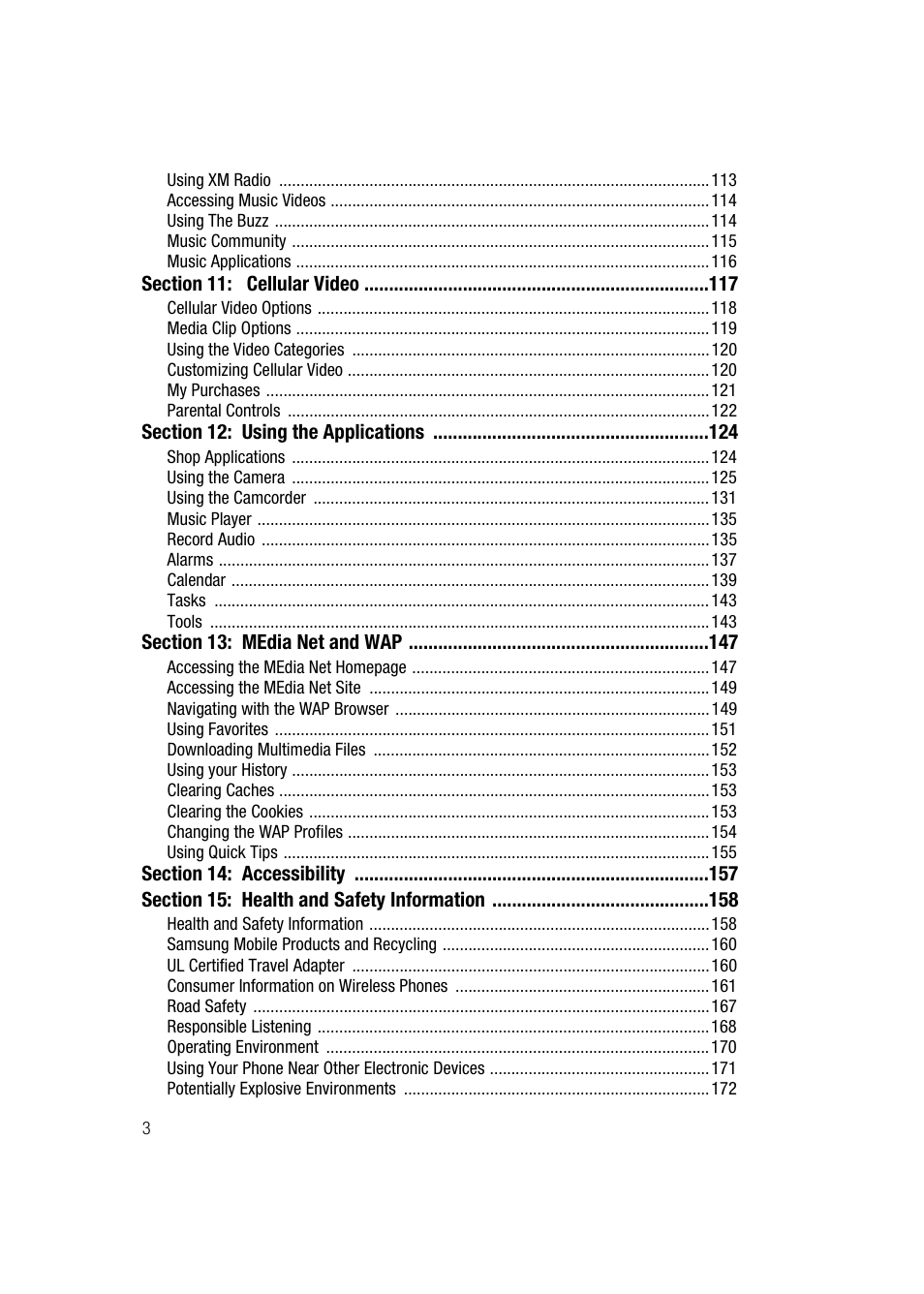 Samsung SGH-A747BBAATT User Manual | Page 6 / 194