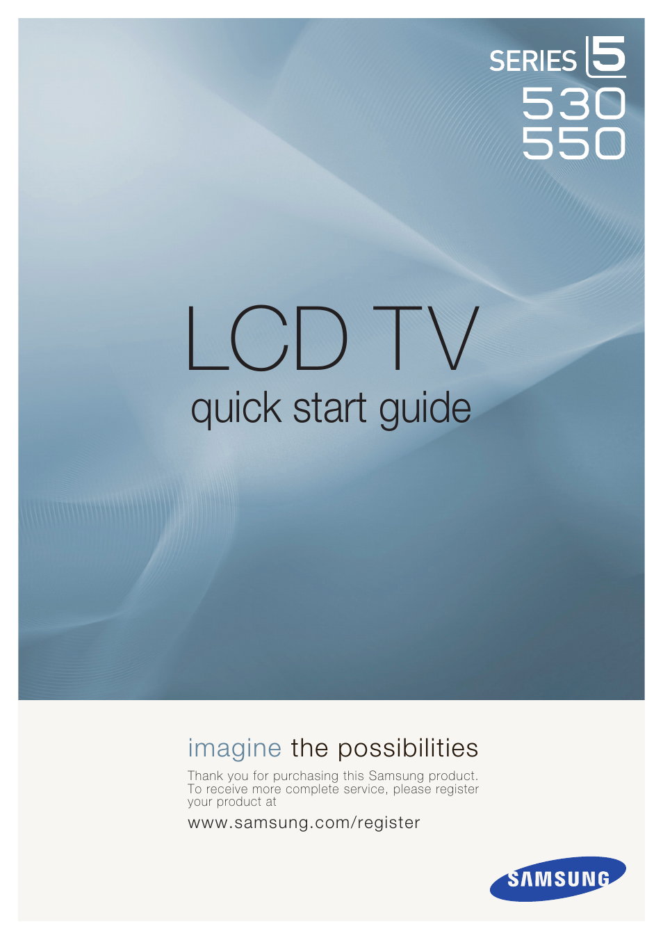 Samsung LN32B550K1FXZA User Manual | 10 pages
