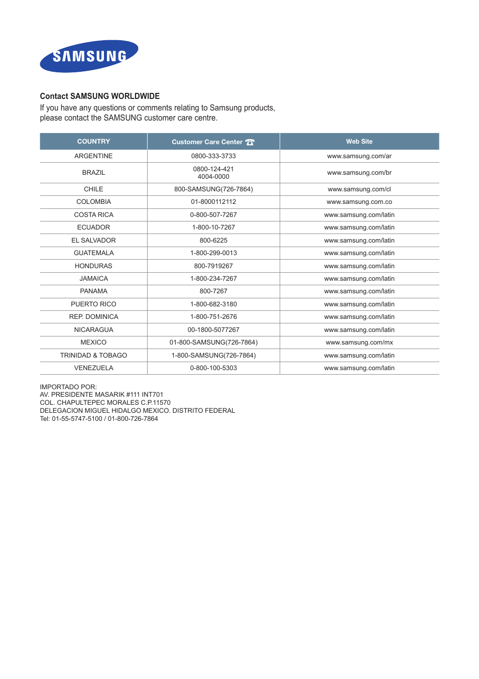 Samsung LN32B550K1FXZA User Manual | Page 10 / 10