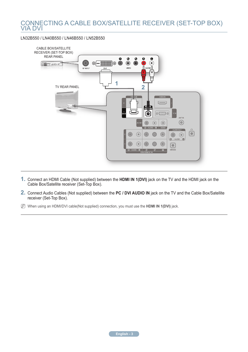 Samsung LN32B550K1FXZA User Manual | Page 4 / 10