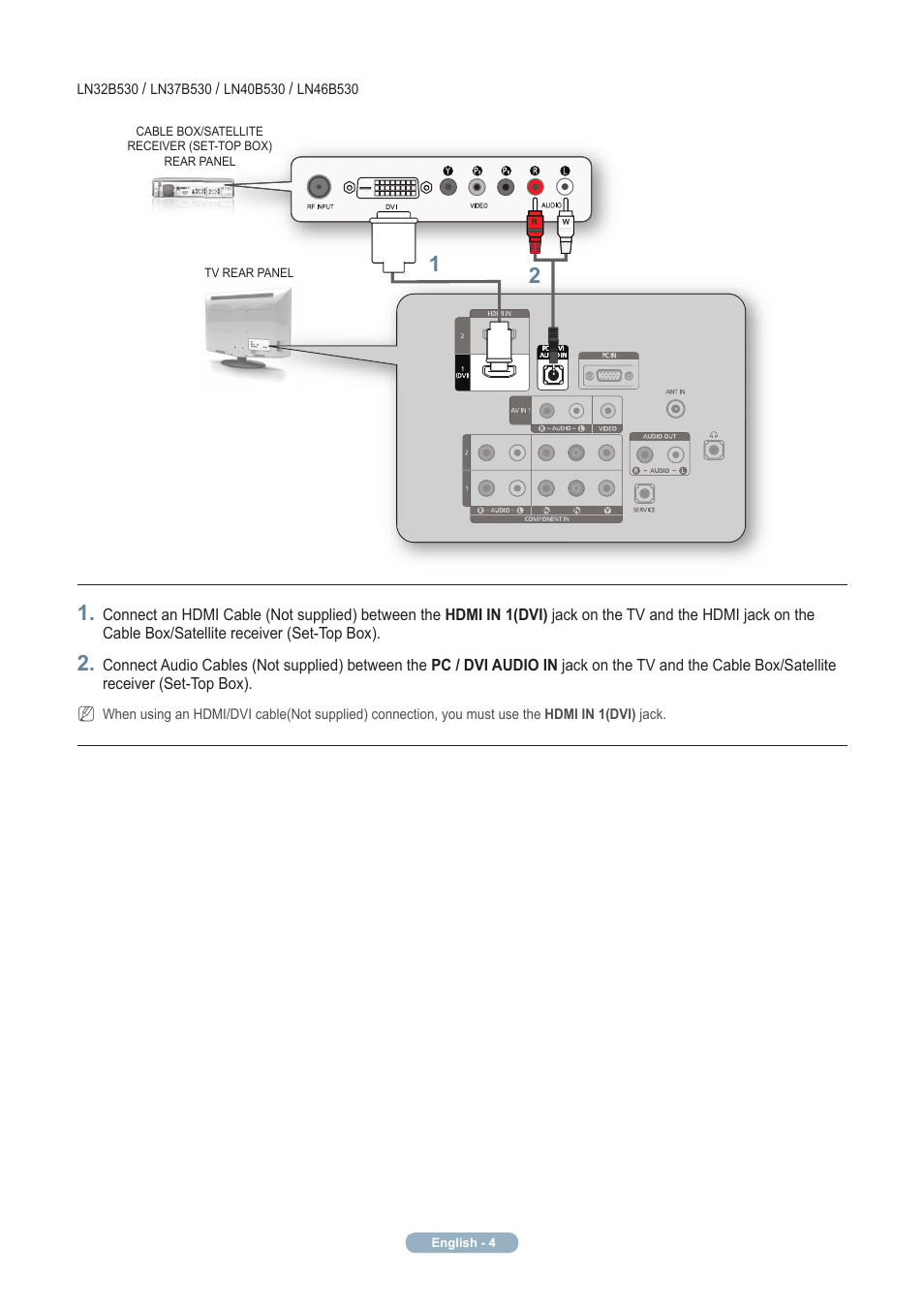 Samsung LN32B550K1FXZA User Manual | Page 5 / 10