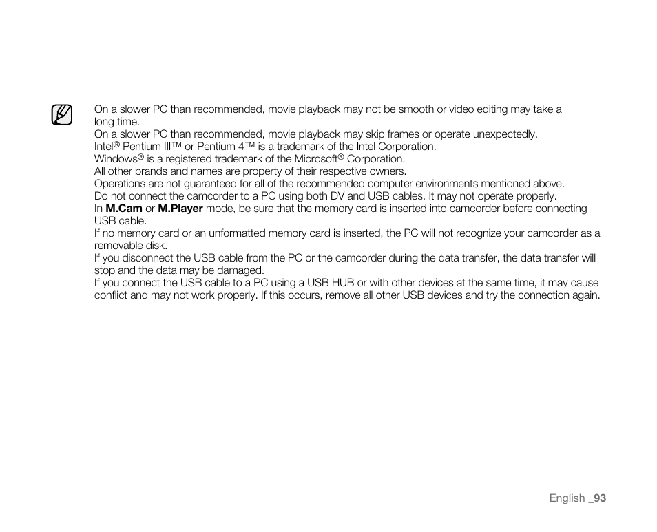 Samsung SC-D382-XAA User Manual | Page 101 / 115