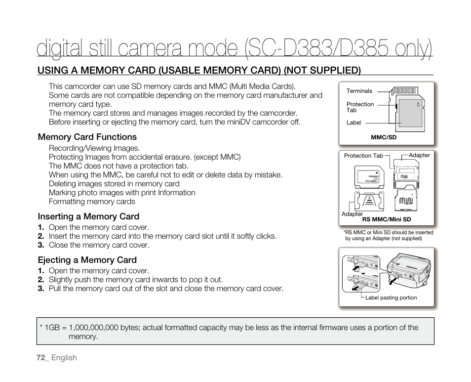 Samsung SC-D382-XAA User Manual | Page 80 / 115