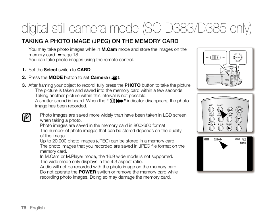 Samsung SC-D382-XAA User Manual | Page 84 / 115