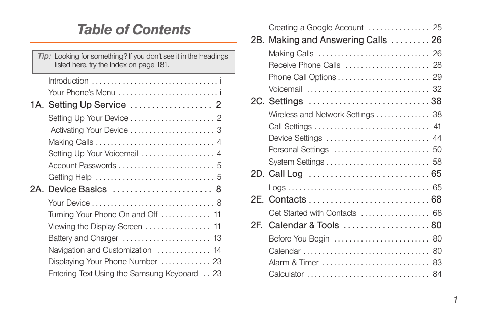 Samsung SPH-D710AAABST User Manual | Page 3 / 204