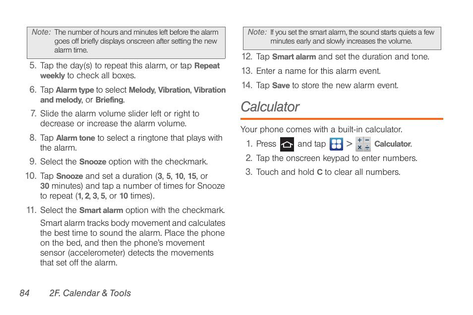Calculator | Samsung SPH-D710AAABST User Manual | Page 98 / 204