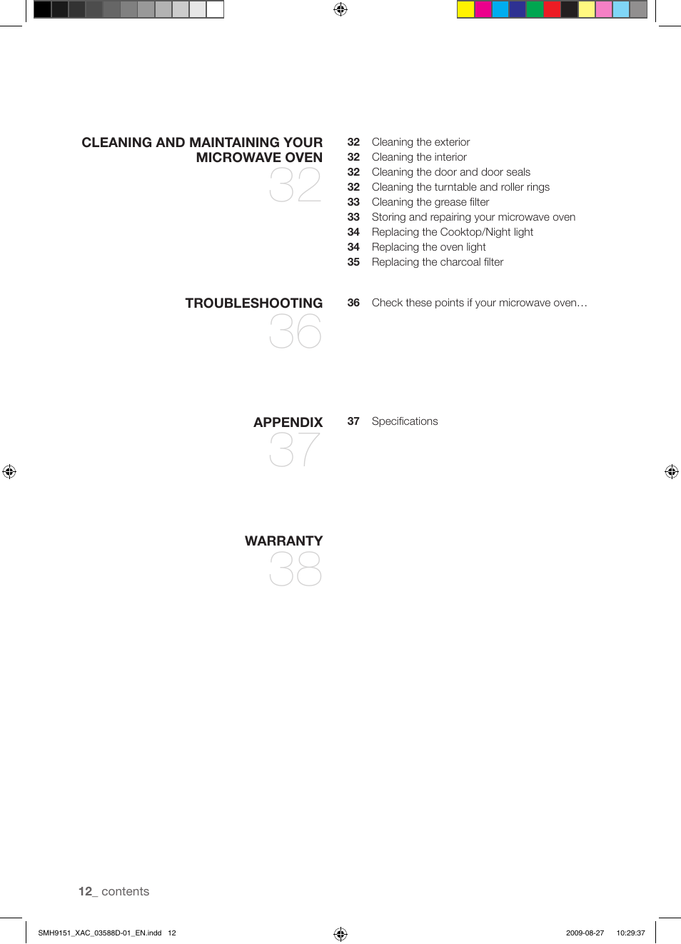 Samsung SMH9151W-XAC User Manual | Page 12 / 40