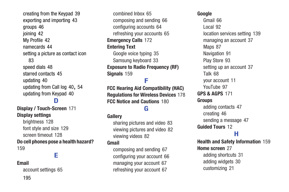 Samsung SCH-I535RWBVZW User Manual | Page 201 / 204