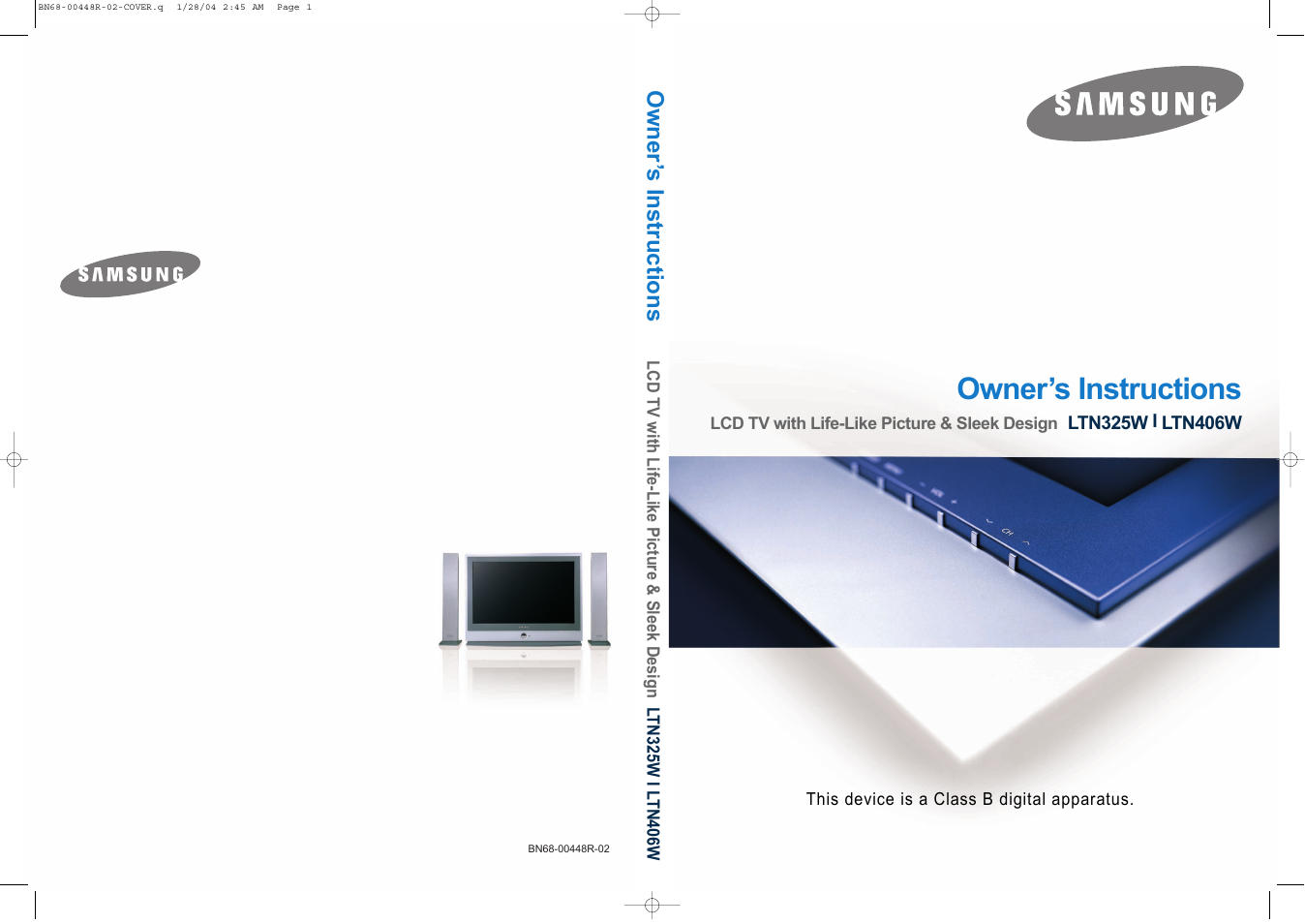 Samsung LTN325WX-XAA User Manual | 82 pages