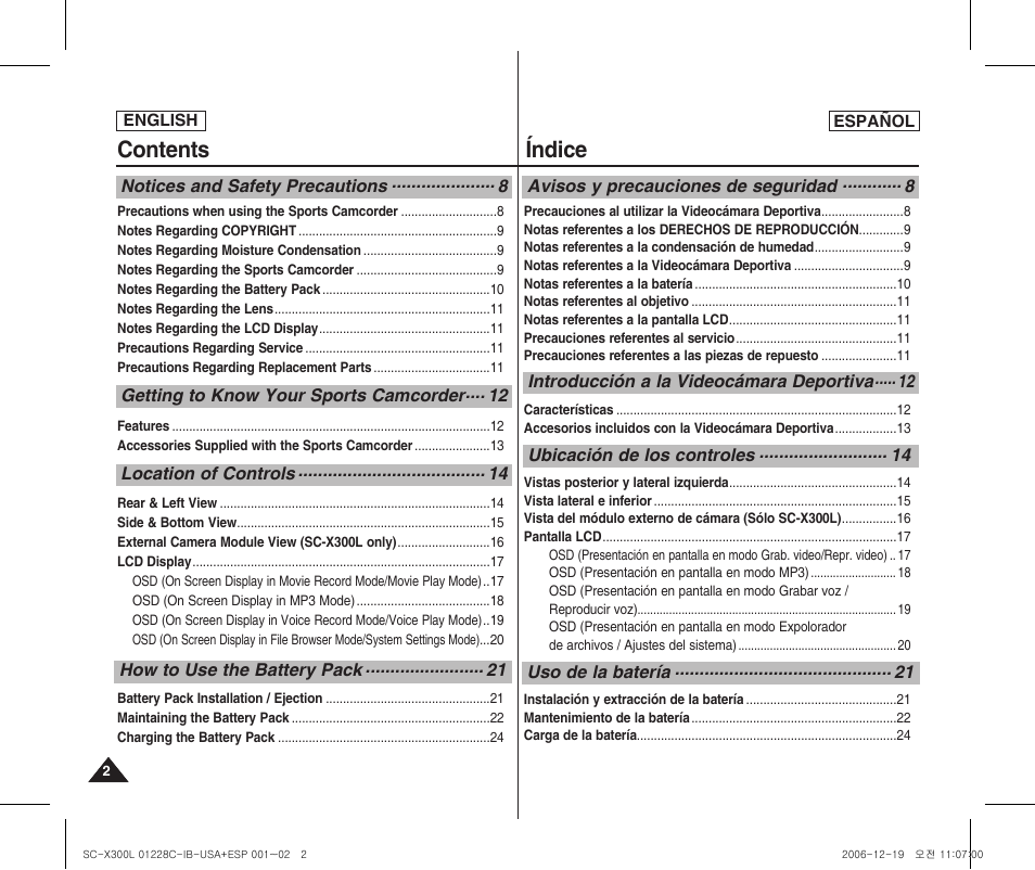 Samsung SC-X300L-XAA User Manual | Page 2 / 116