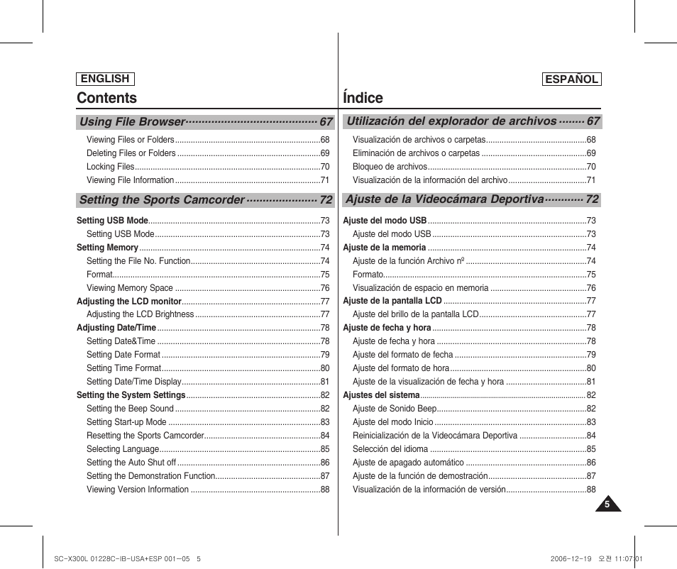 Samsung SC-X300L-XAA User Manual | Page 5 / 116