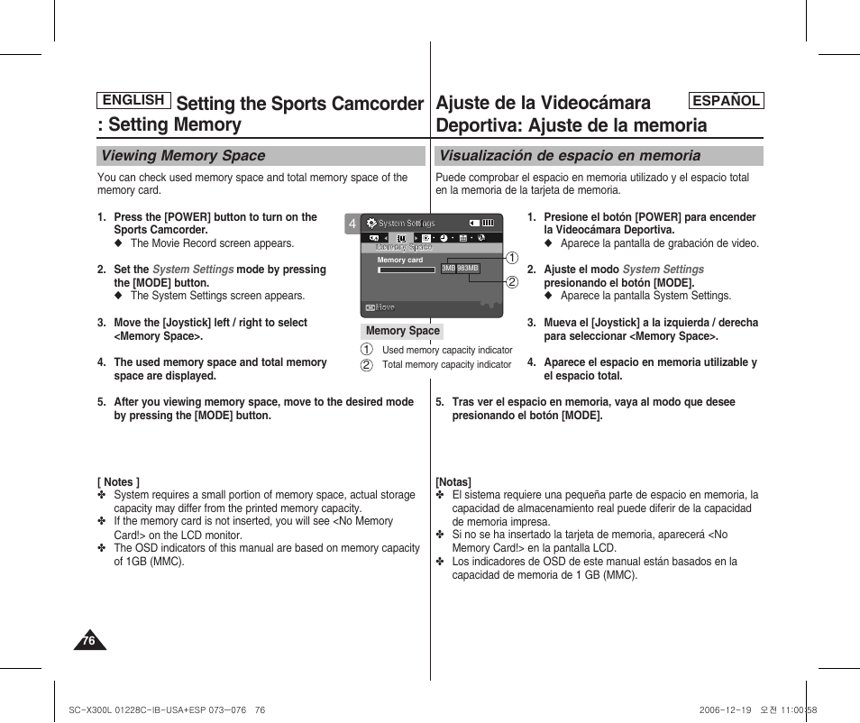 Samsung SC-X300L-XAA User Manual | Page 76 / 116