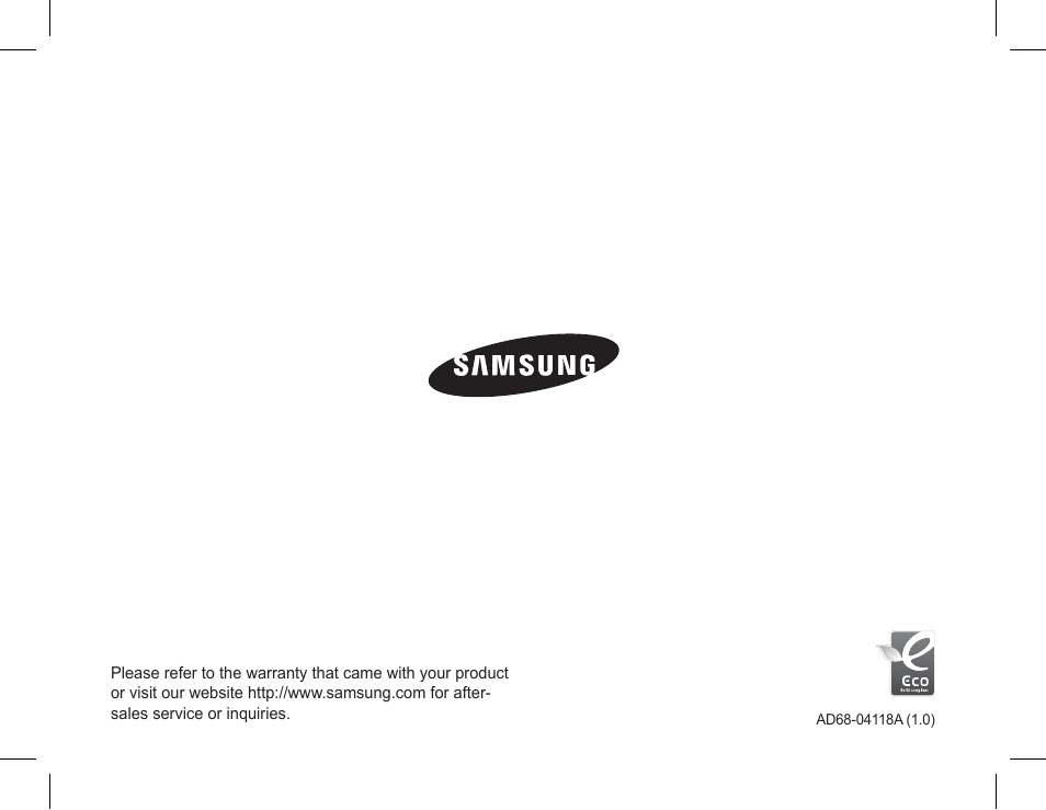 Samsung EC-SL40ZZBASUS User Manual | Page 22 / 22