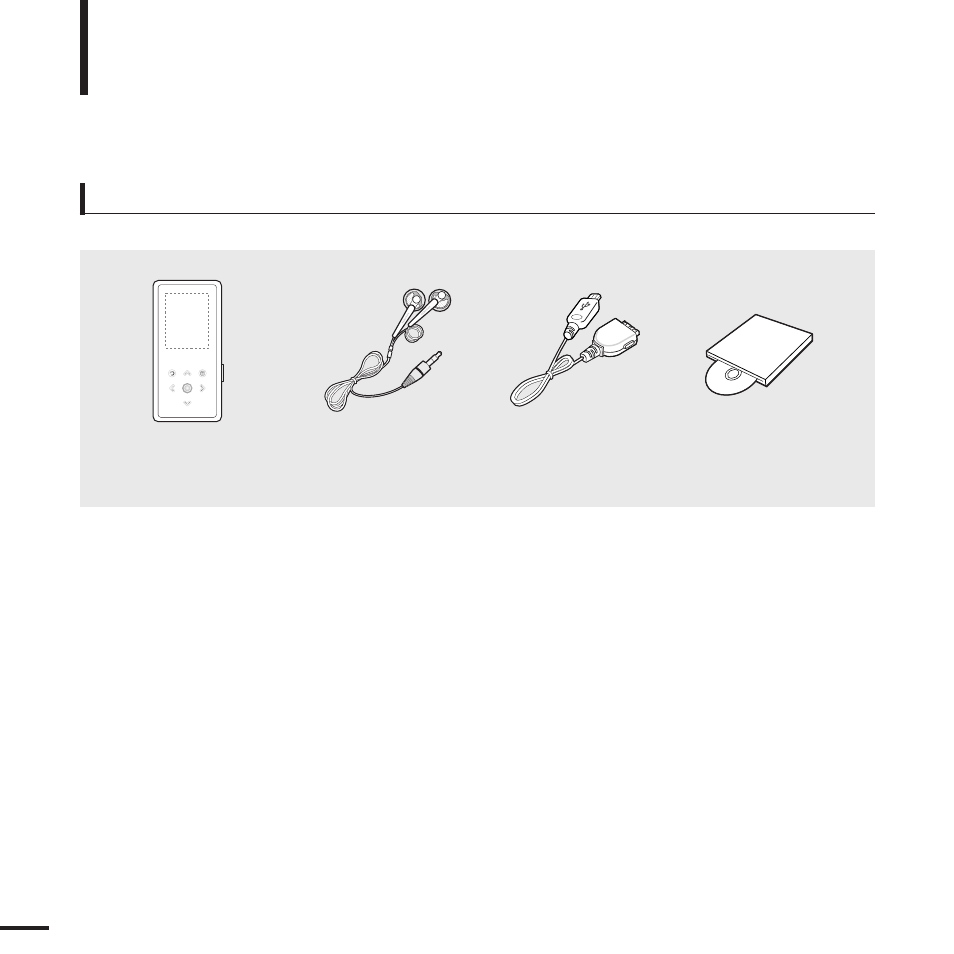 Chapter 1. preparation, Components, Checking the accessories | Samsung YP-K3JAB-XAA User Manual | Page 6 / 59
