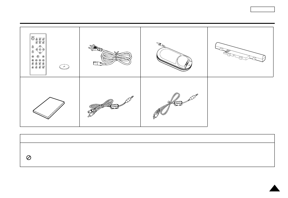 Accessories | Samsung DVD-L1200-XAA User Manual | Page 10 / 65