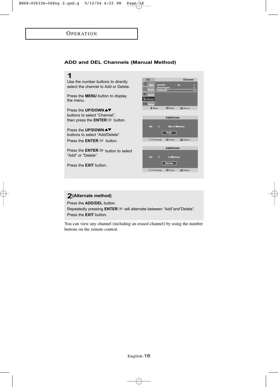 Samsung LTP1745X-XAC User Manual | Page 22 / 66