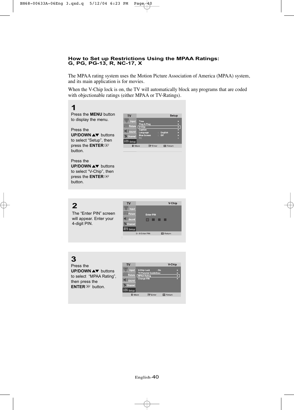 Samsung LTP1745X-XAC User Manual | Page 44 / 66