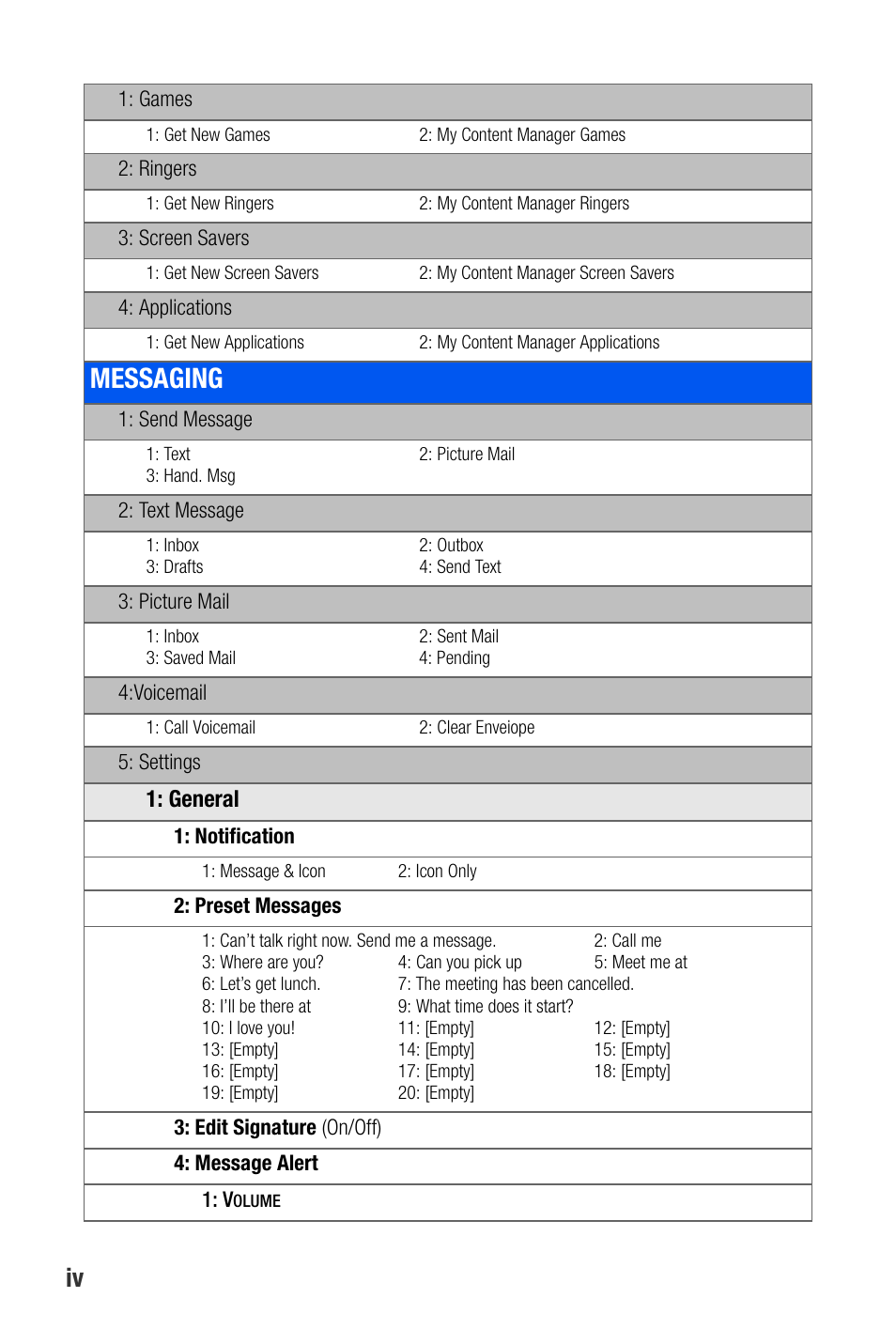 Messaging | Samsung SEPA920WSAQST User Manual | Page 12 / 246
