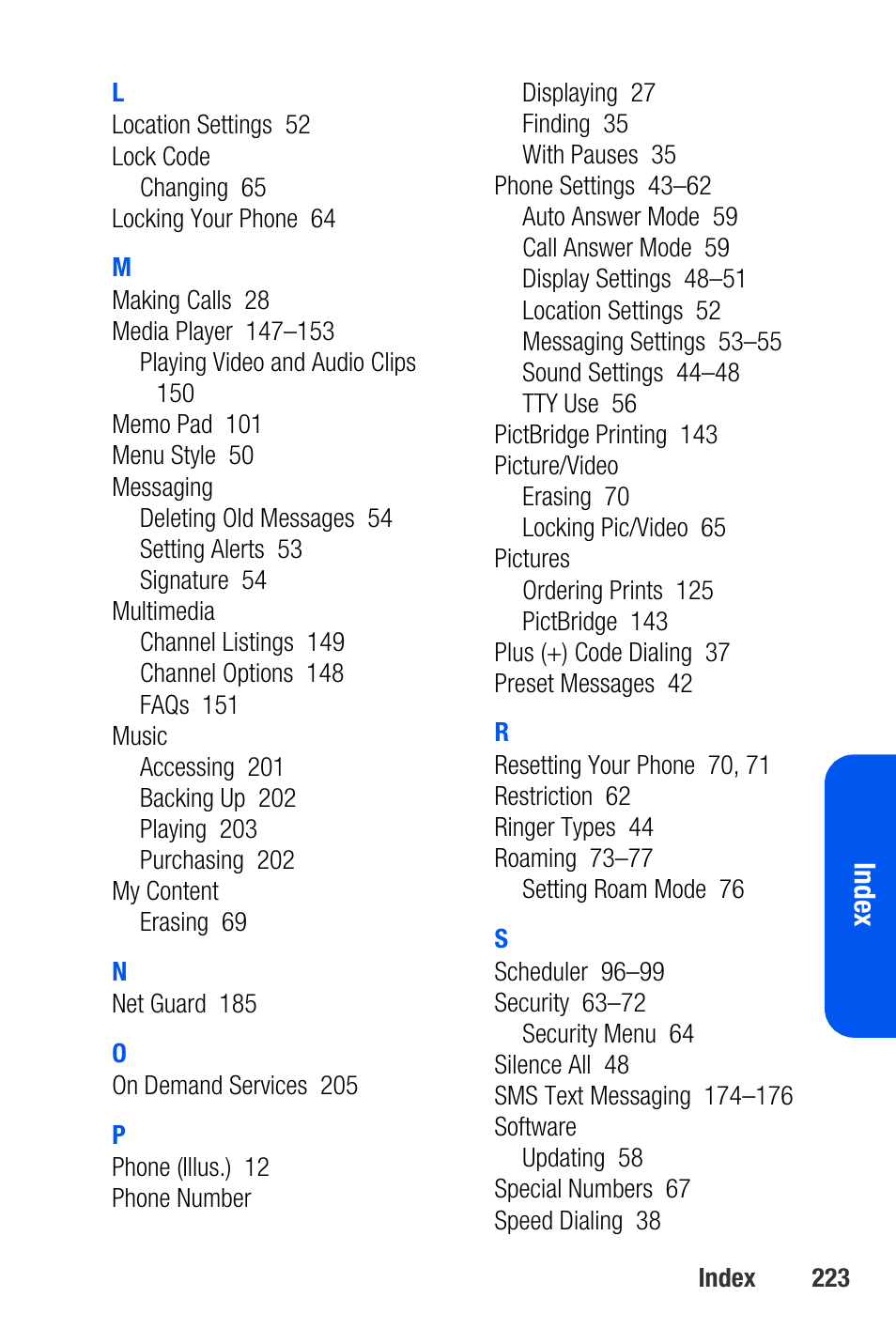 Samsung SEPA920WSAQST User Manual | Page 245 / 246