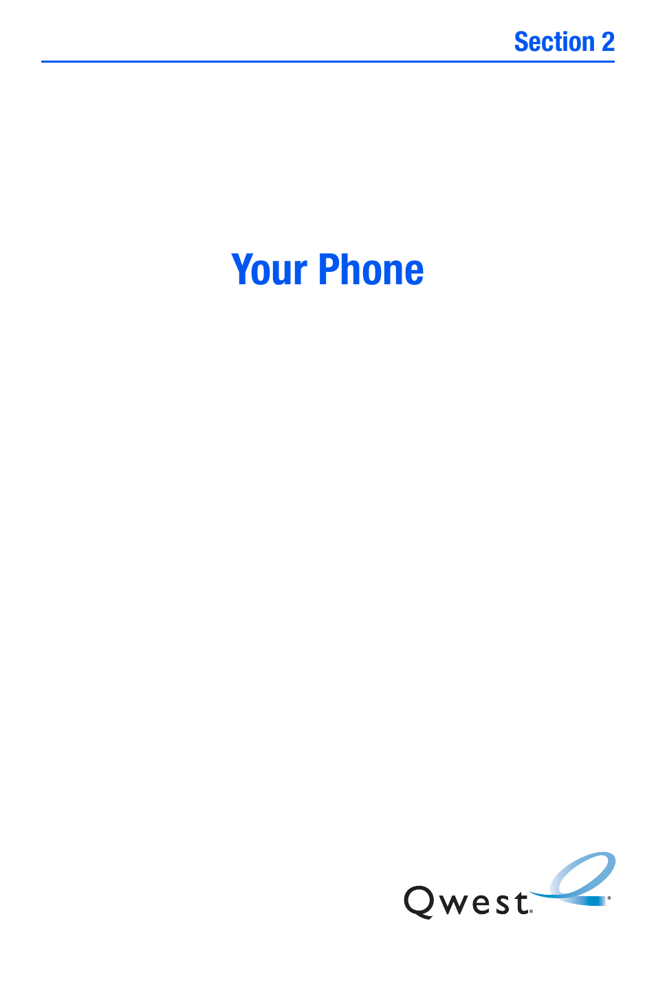 Your phone, Section 2: your phone | Samsung SEPA920WSAQST User Manual | Page 31 / 246