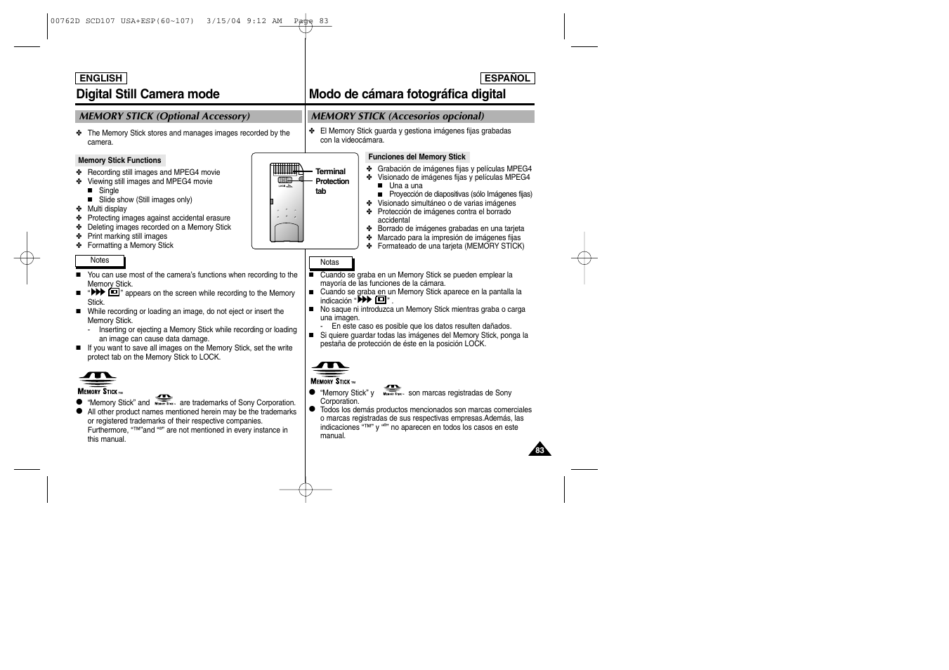 Samsung SC-D107-XAP User Manual | Page 83 / 108