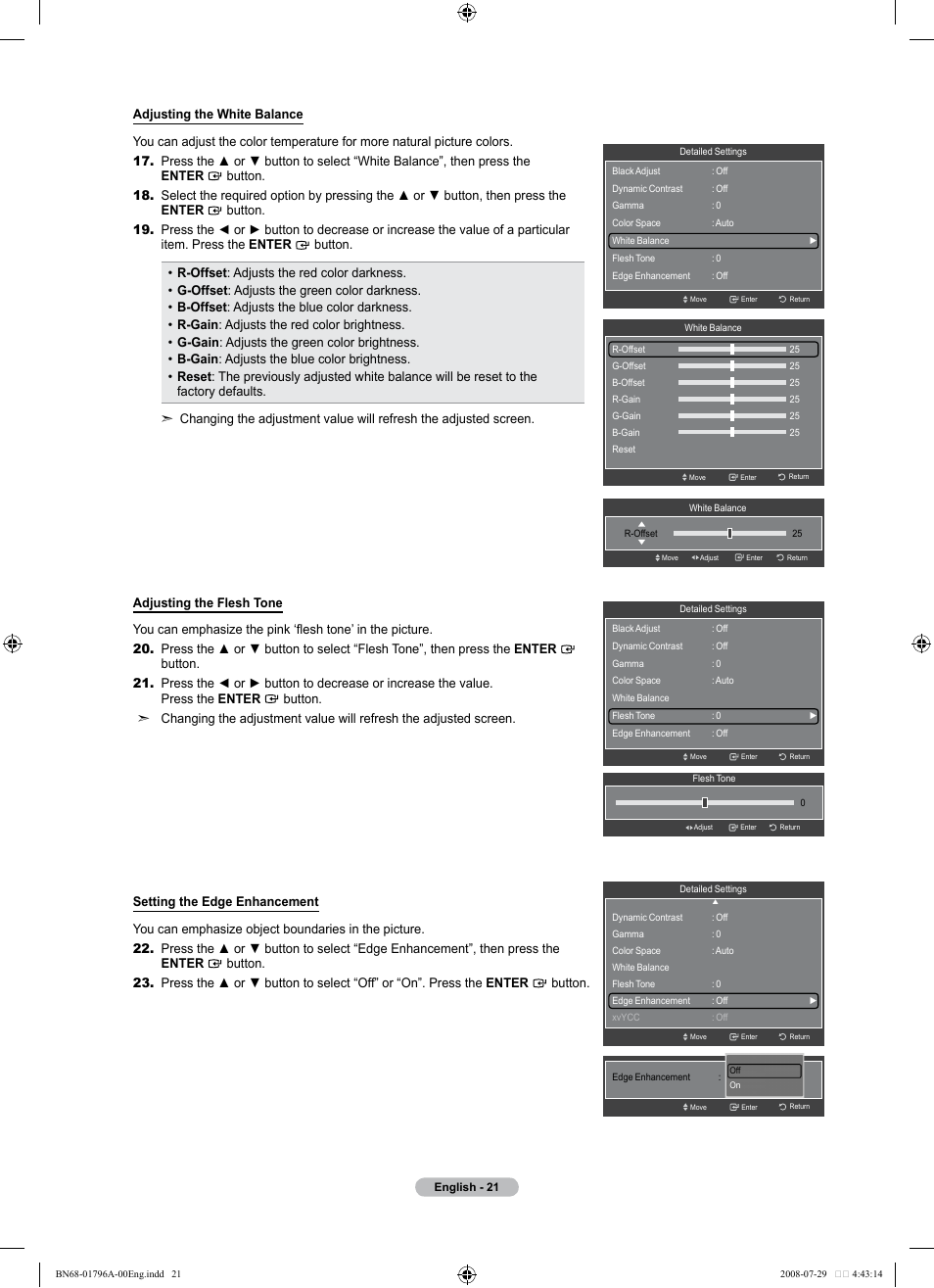 Samsung LN40A500T1FXZA User Manual | Page 23 / 85