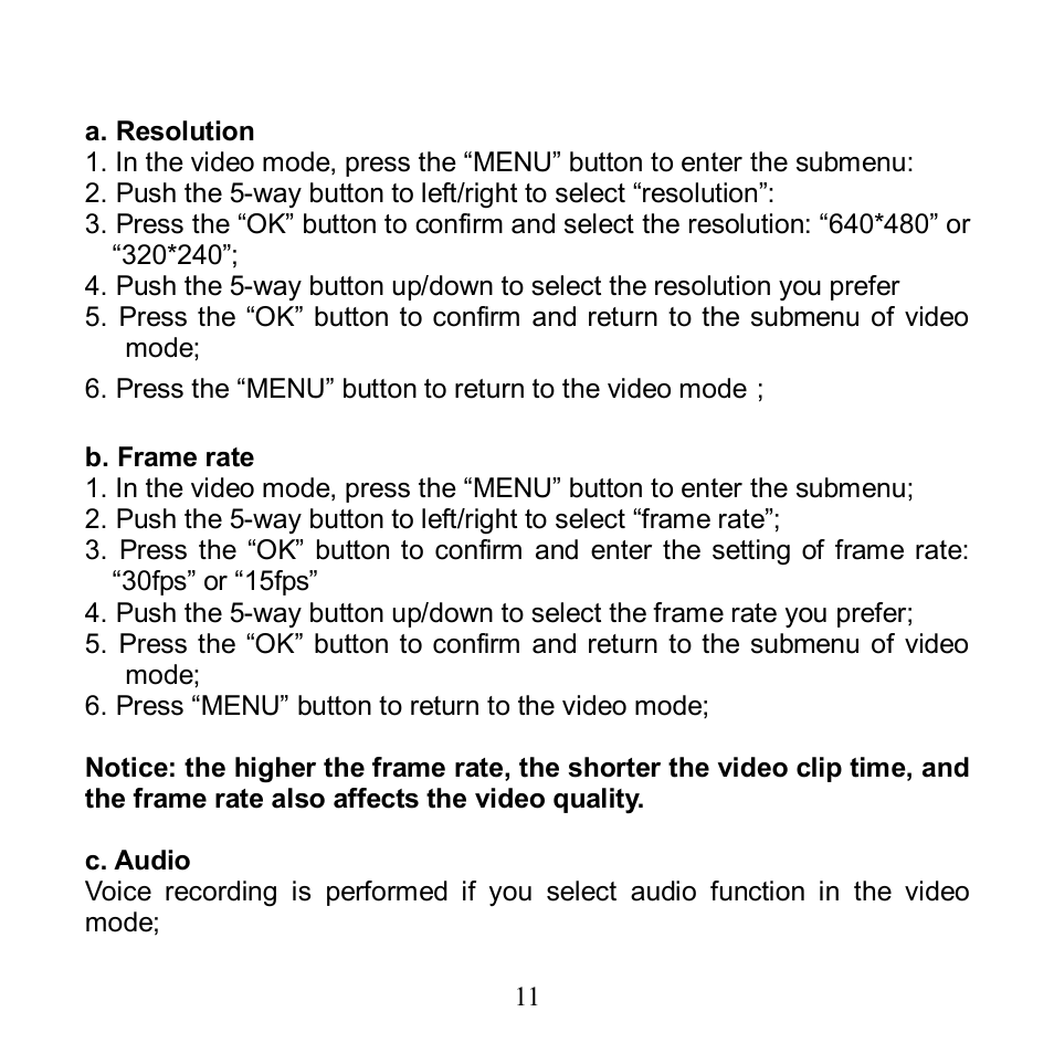 Argus Camera Argus DV 5470 User Manual | Page 12 / 38