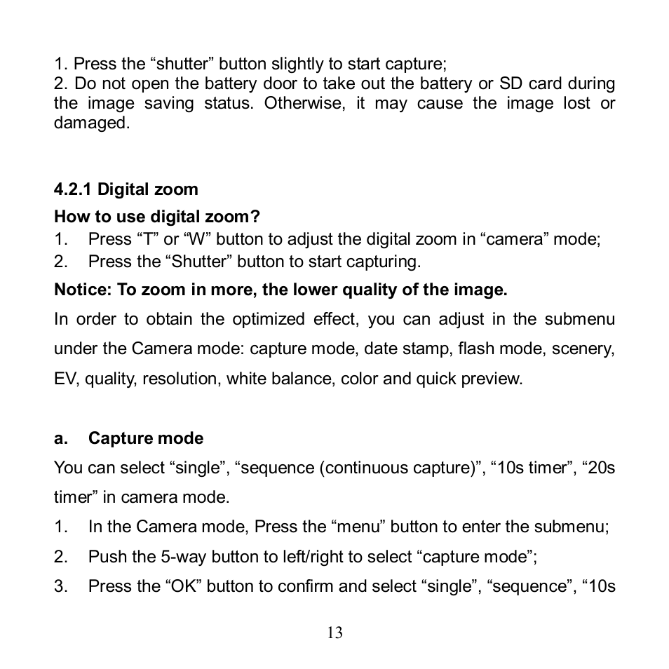 Argus Camera Argus DV 5470 User Manual | Page 14 / 38