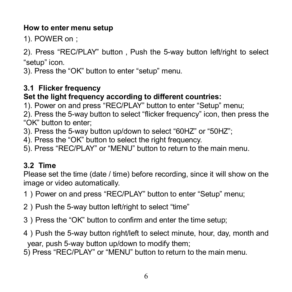 Argus Camera Argus DV 5470 User Manual | Page 7 / 38