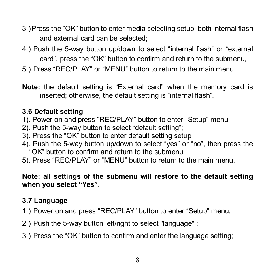 Argus Camera Argus DV 5470 User Manual | Page 9 / 38